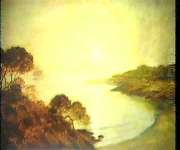 Stille Bucht Bei Sonnenuntergang - view 1