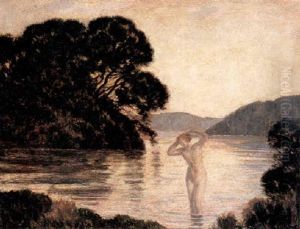 Baigneuse by Emile Rene Menard
