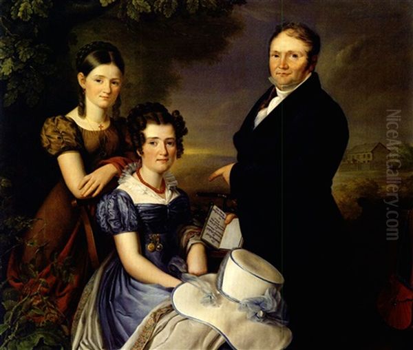 Portrait Der Aachener Familie Vonderbank - view 1