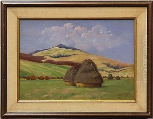 Hay Mounds by Arthur Mendel