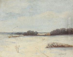 Winter Landscape by Arthur Mendel