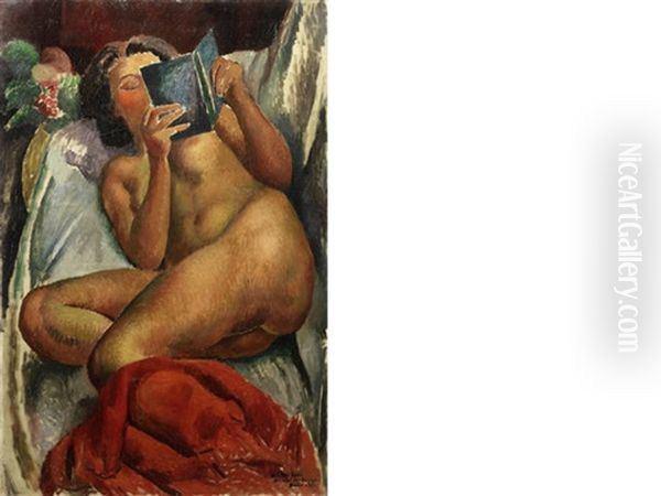 Madame Bourgeois Reading - view 1