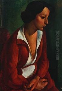 Female Portrait by Maurice Mendjisky