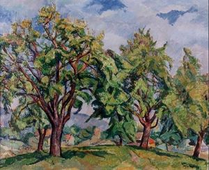 Pejzaz Z Poludniowej Francji by Maurice Mendjisky