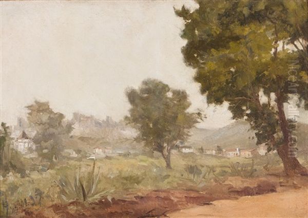 Landscape With Village And Trees - view 1