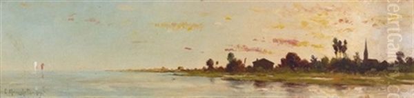 Kustenpartie In Der Lagune Von Venedig Mit Kleiner Kirche - view 1