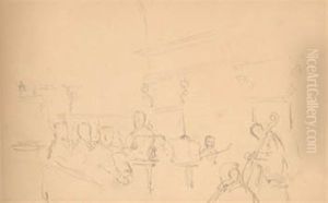 Sin Titulo (+ 7 Others, Work On Paper; 8 Works) by Luis Menendez Pidal
