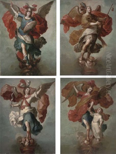 The Archangel Gabriel (+ 3 Others; 4 Works) - view 1