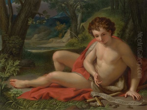 John The Baptist In A Landscape - view 1