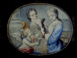 La Lecon De Musique by Anton Raphael Mengs