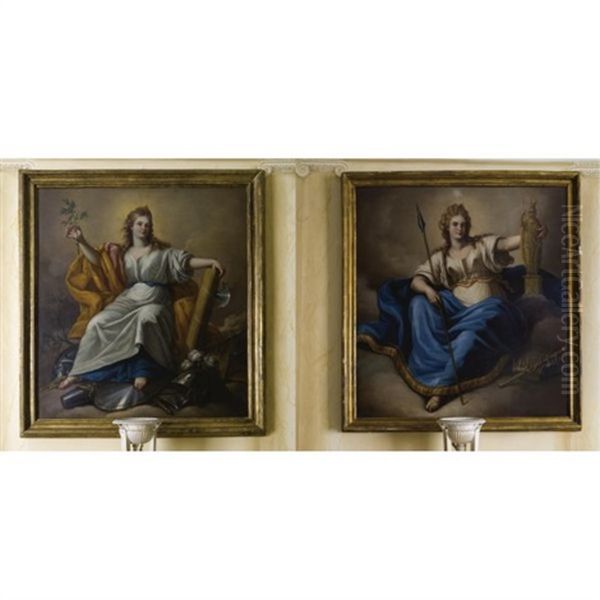 An Allergory Of Clemence (+ An Allegory Of Strength; Pair) - view 1