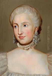 Bildnis Isabella Von Bourbon-parma, Spanische Infantin, Erzherzogin Von Osterreich by Anton Raphael Mengs