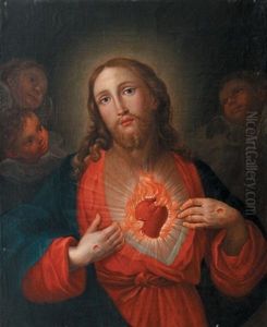 Jesus Christ Et Le Cour Ardant