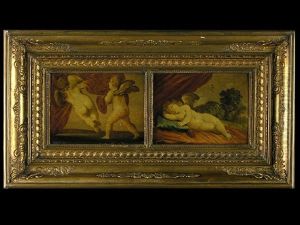 Doppelbild Von Drei Putten (after Raphael) by Anton Raphael Mengs