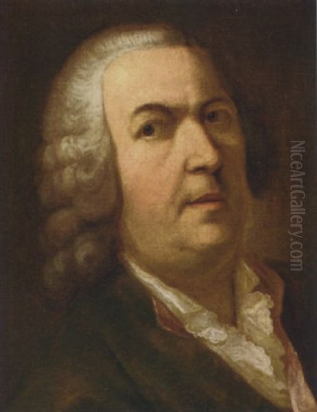 Portrait Of Gentleman In A Green Coat - view 1