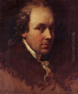 Portrait Study Of A Gentleman In A Brown Coat With A White Cravat by Anton Raphael Mengs