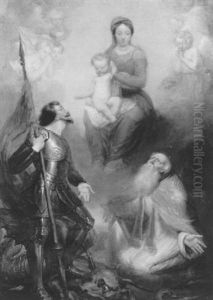 Madonna Mit Dem Heiligen Georg Und Kniendem Bischof