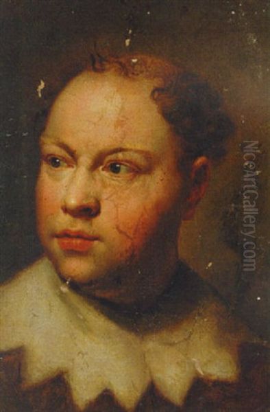 Portrait Of Father John Gahagan In Van Dyck Costume - view 1
