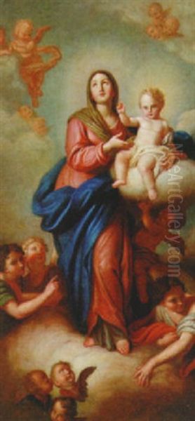 The Madonna And Child In Glory - view 1