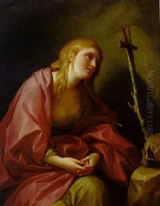 The Penitent Magdalen With A Cross