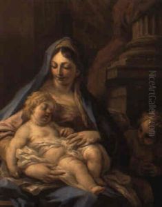 Maria Med Jesusbarnet by Anton Raphael Mengs
