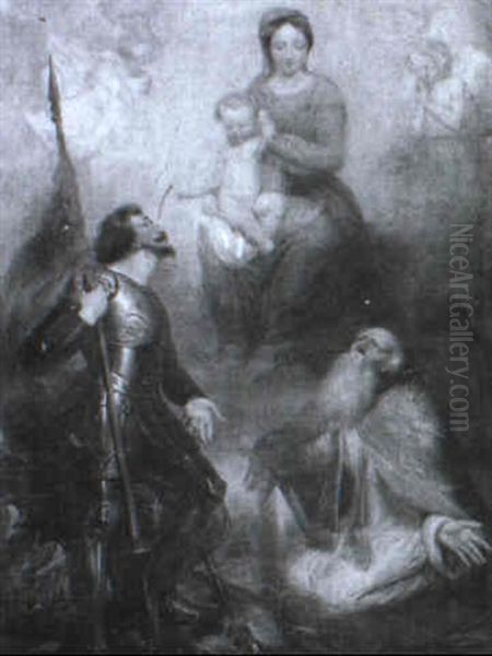 The Madonna And Child With St. George And A Bishop Saint - view 1