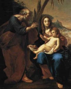 The Rest On The Flight Into Egypt by Anton Raphael Mengs