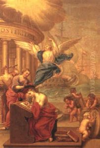 Allegori Over Handeln by Anton Raphael Mengs
