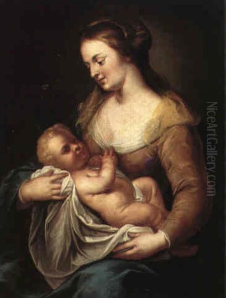 Maria Med Jesusbarnet - view 1