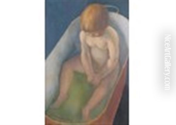 Portrait Of The Artist's Son In A Bathtub - view 1