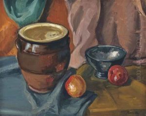 Still Life With Pottery by Bernard Meninsky