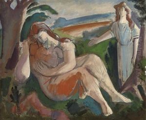 The Surprise (+another; 2 Works) by Bernard Meninsky