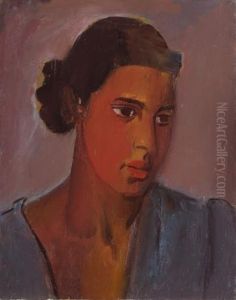 Girl In Blue (+ Portrait Of Jean Bellon; 2 Works)