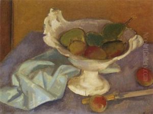 Stil Life With Apples And Pears by Bernard Meninsky