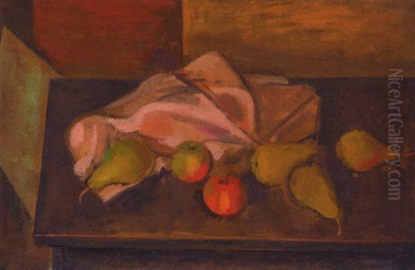 Still Life Of Apples And Pears - view 1