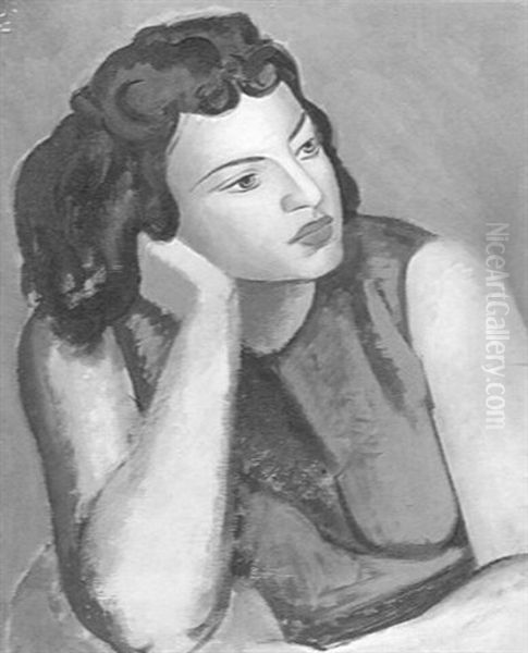 The Black-haired Girl - view 1
