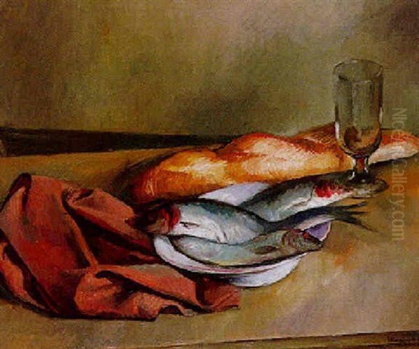 Still Life With Fish And Bread - view 1