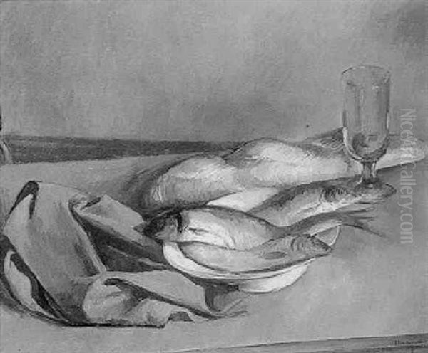 Still Life With Herrings And Baguette - view 1