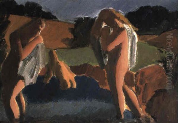 Three Bathers - view 1