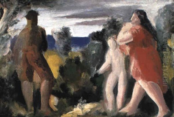 Family In A Landscape - view 1