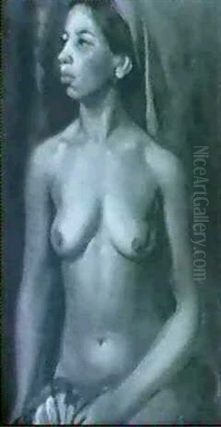 Nude Holding A Rose - view 1