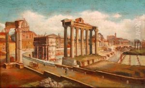 Veduta Del Foro Romano by Massimiliano Bertozzi