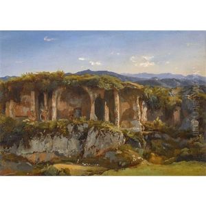 Grotte A Tivoli by Barthelemy Menn