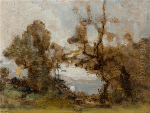 Landscape Study Verso, A Study Of Head - view 1