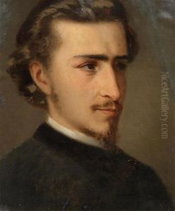 Portrait Of A Gentleman by Barthelemy Menn