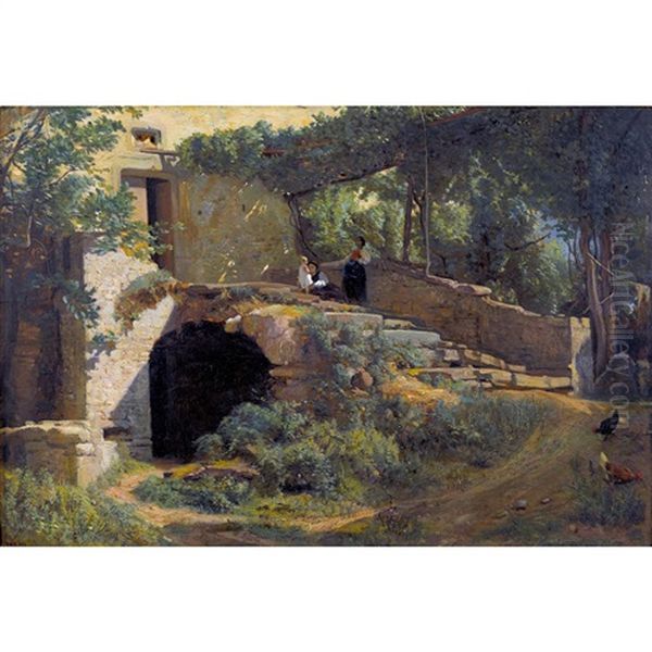 Schlosstreppe In Blonay - view 1