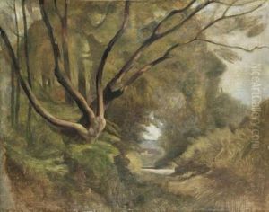 Etude De Paysage by Barthelemy Menn