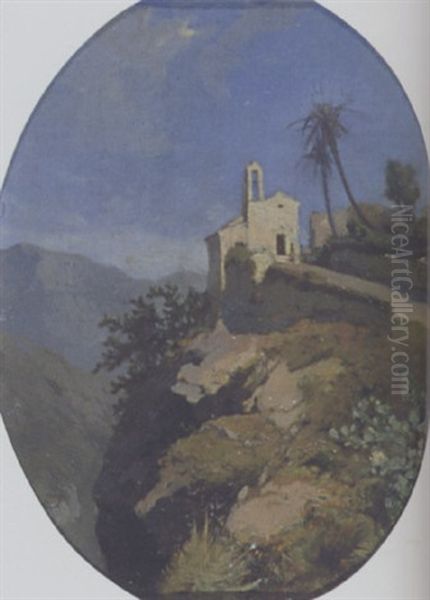Sudliche Landschaft Mit Kapelle - view 1