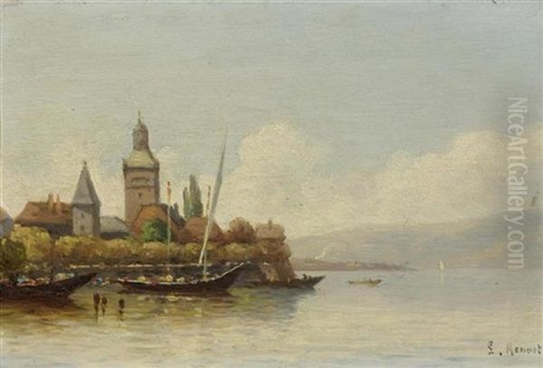 Studie: Blick Auf Den Genfer See - view 1