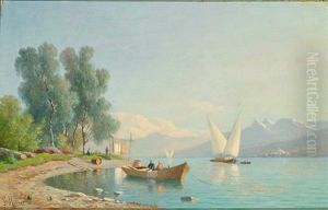 Sommertag Am Genfer See Sommertag Am Genfer See
